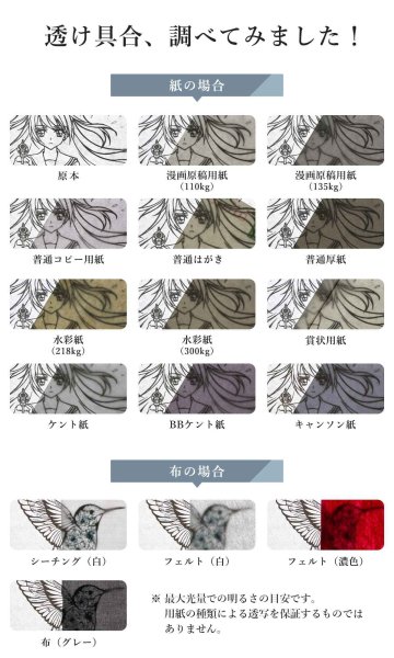 画像14: 【日本製】 トレース台 トレビュアー A2 ホワイト 薄型 7段階調光 3年保証 A2-450-W ライトボックス ライトボード ライトテーブル トライテック (14)